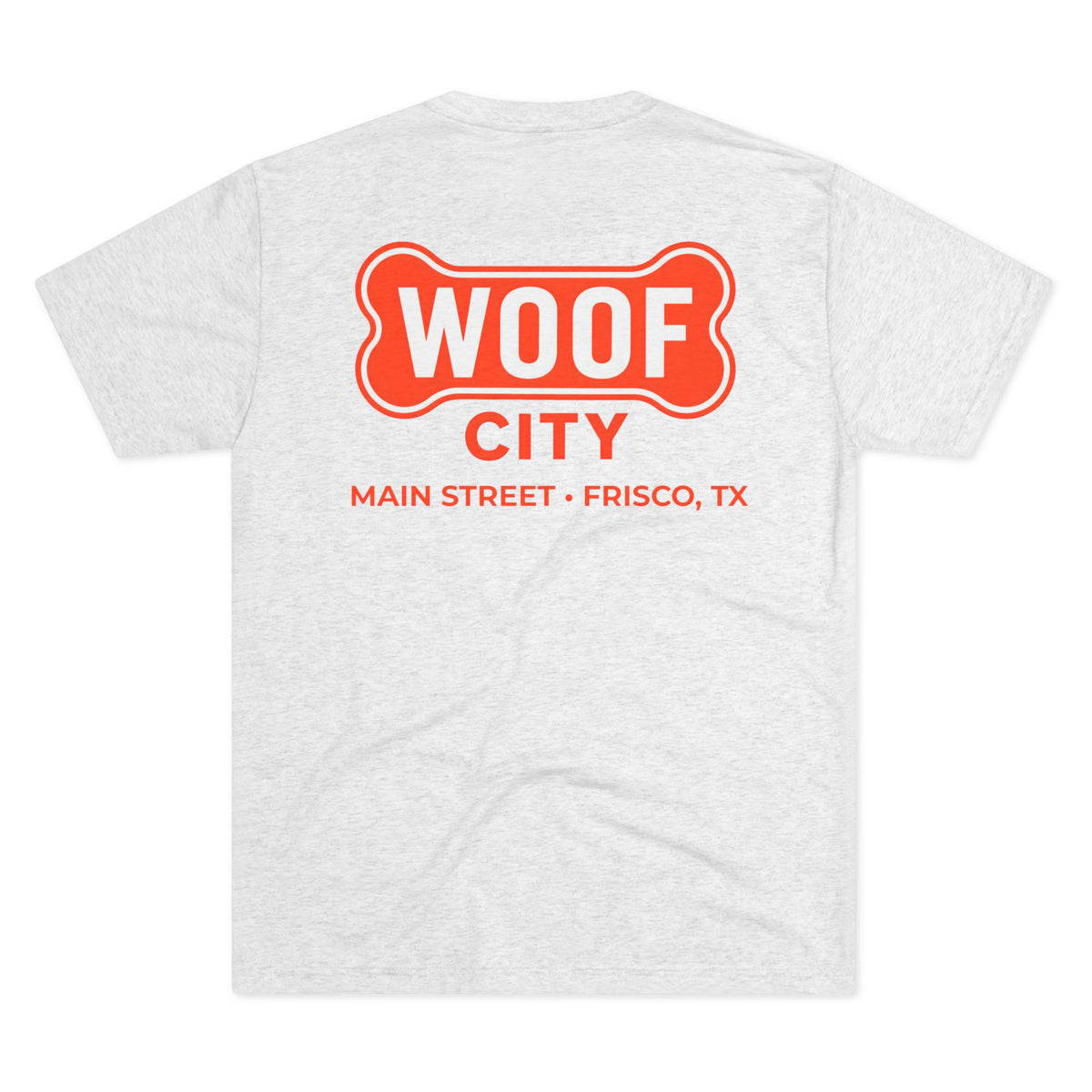 Woof City Tee — Dog Lover Graphic T-Shirt (Main Street Frisco, TX)