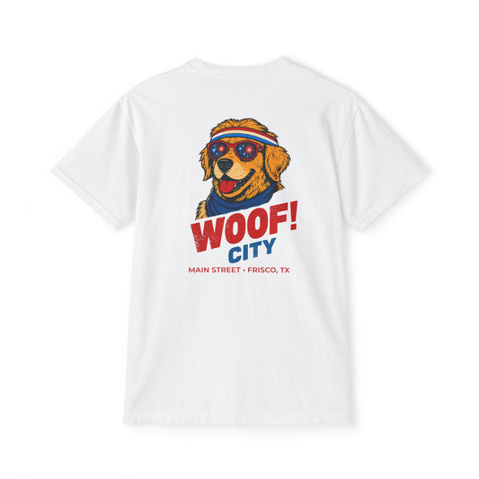 Warrior Dog Patriotic Pocket T-Shirt — Celebrate Pups for Independence Day & Holidays