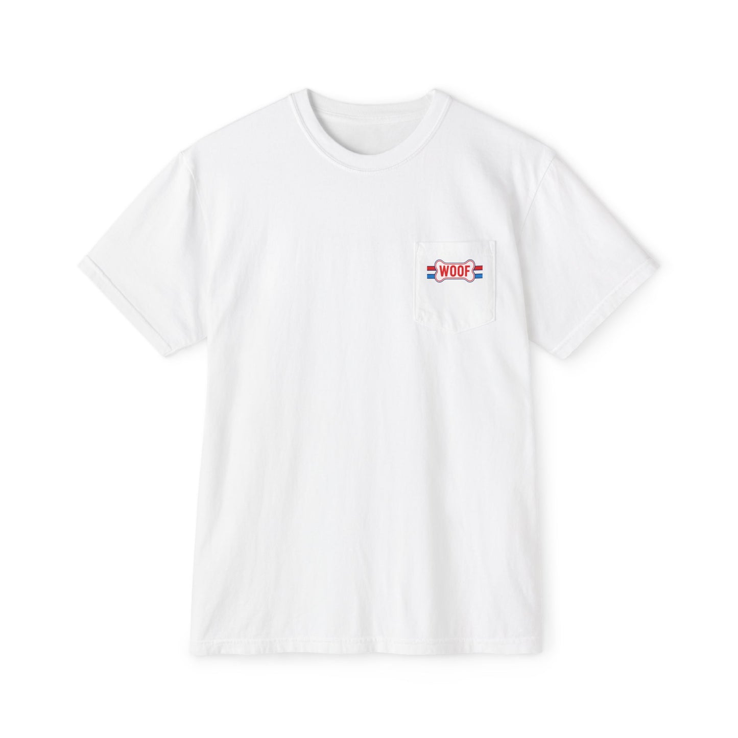 Warrior Dog Patriotic Pocket T-Shirt — Celebrate Pups for Independence Day & Holidays